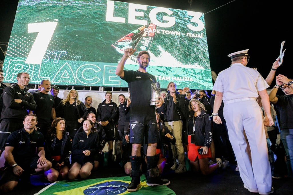 Boris Herrmann und sein Team Malizia gewinnen die Kap-Hoorn-Königsetappe im Ocean Race.