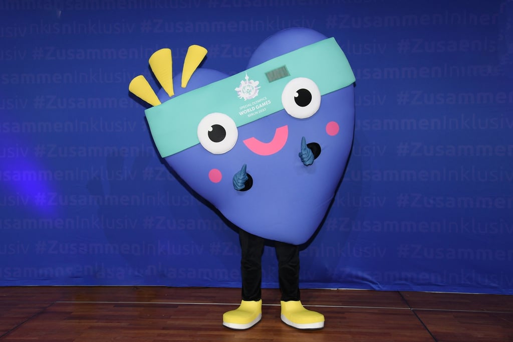 „Unity“, das Maskottchen der Special Olympics World Games 2023.
