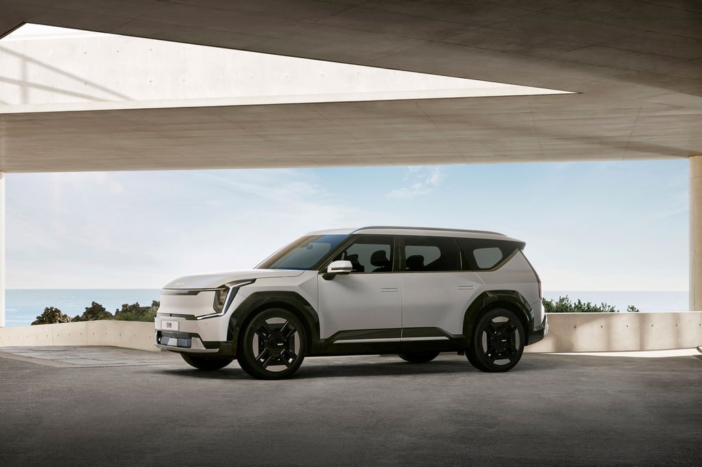 Will Kia im zweiten Halbjahr auf den Markt bringen: Das große SUV EV9.