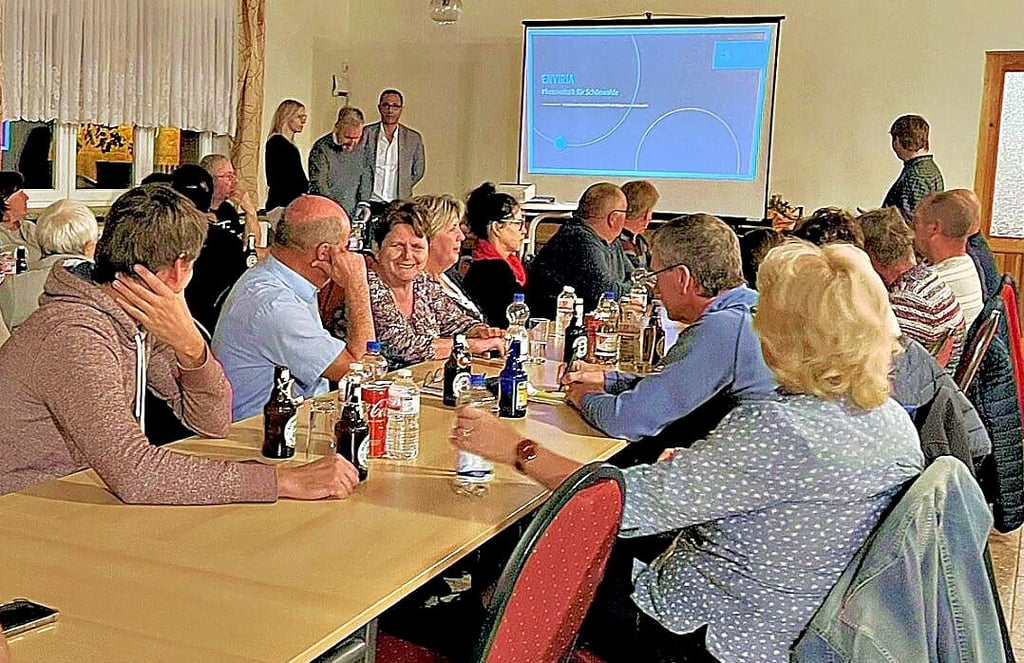 Im November wurde das Projekt im Rahmen einer Einwohnerversammlung in Schönwalde vorgestellt.
