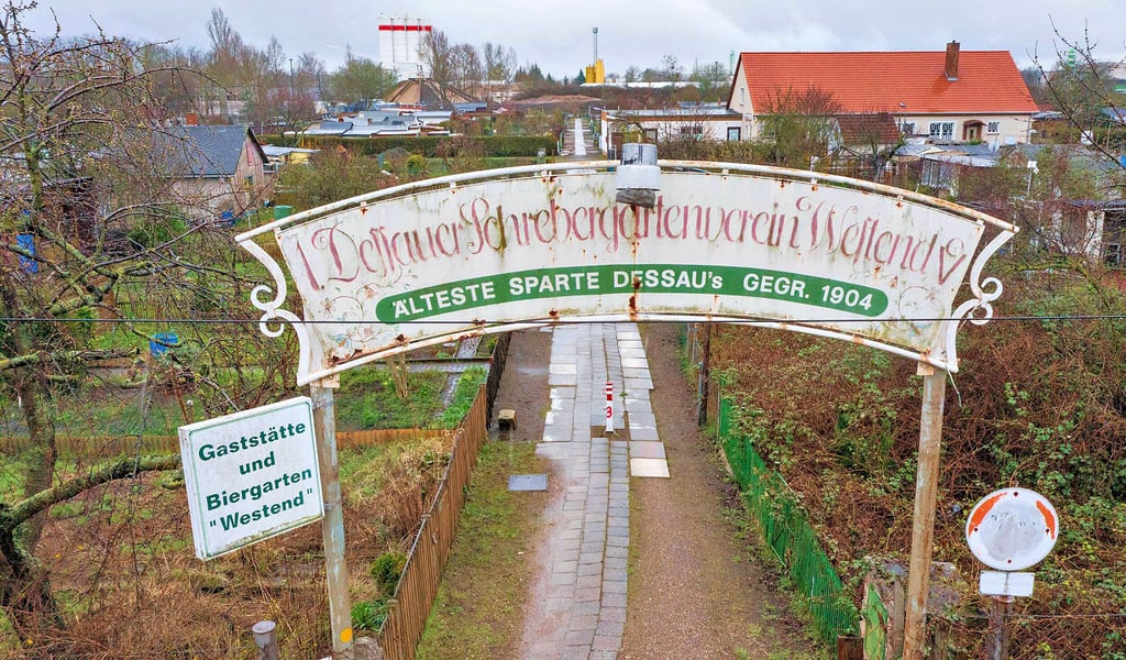 Die Gartensparte Westend, gegründet 1904, ist die älteste Anlage in Dessau. Weil der Leerstand hoch ist, werden zehn Parzellen zurückgebaut.