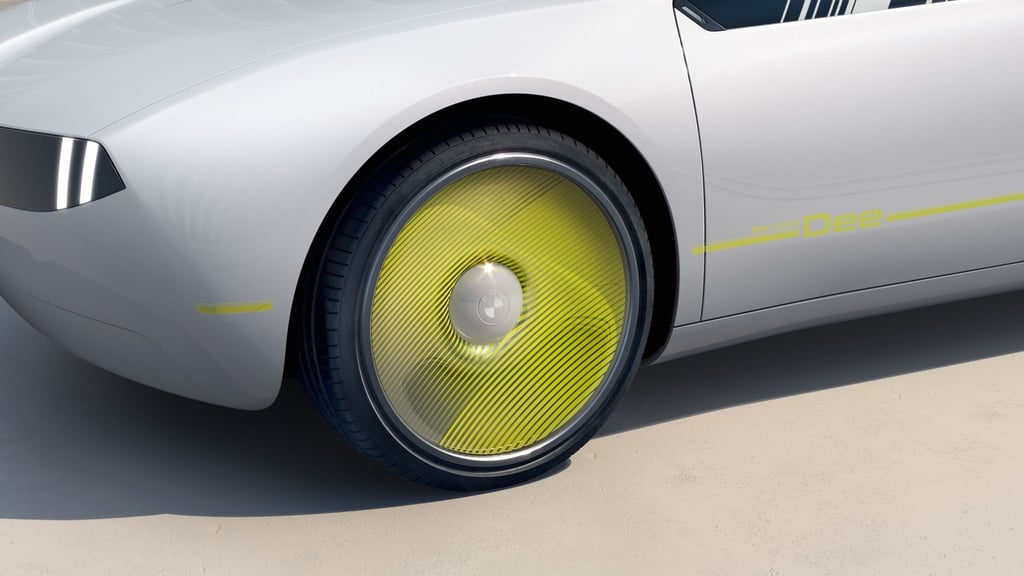 Heute Lust auf eine neue Farbe? Bei einer Studie kann BMW mithilfe der E-Ink-Technik das bei Rädern und Karosserie schon bieten.