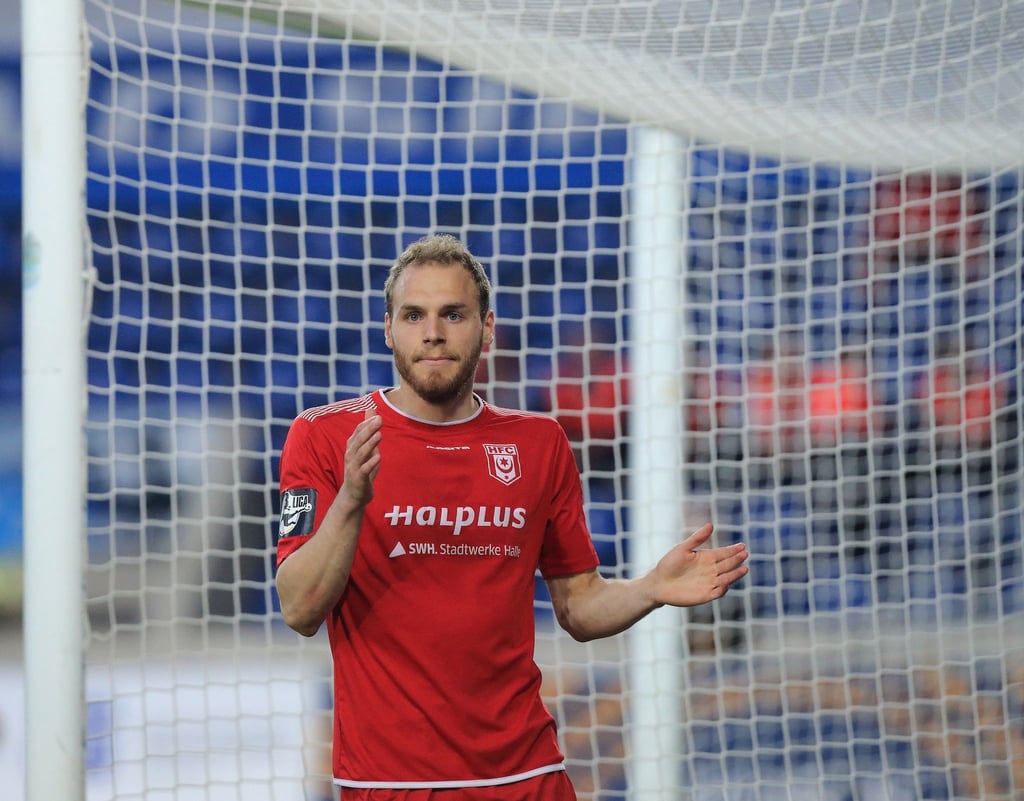 Stürmer Timo Furuholm vom HFC.