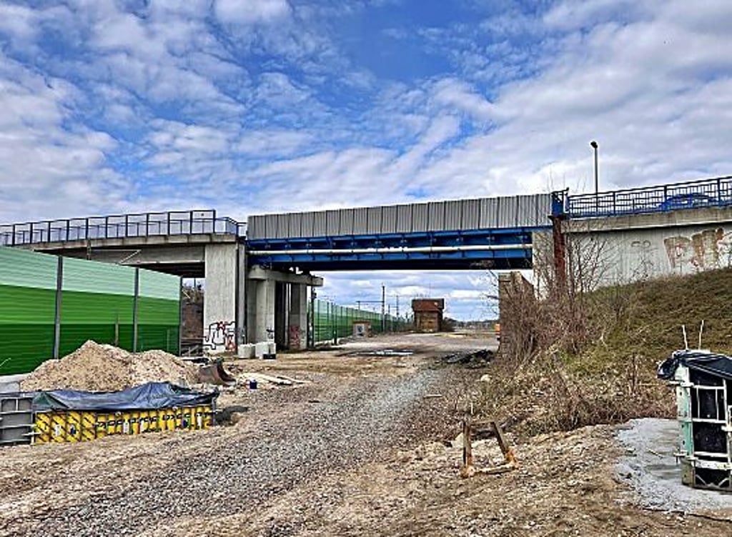 Die Streetzer Brücke in Roßlau.