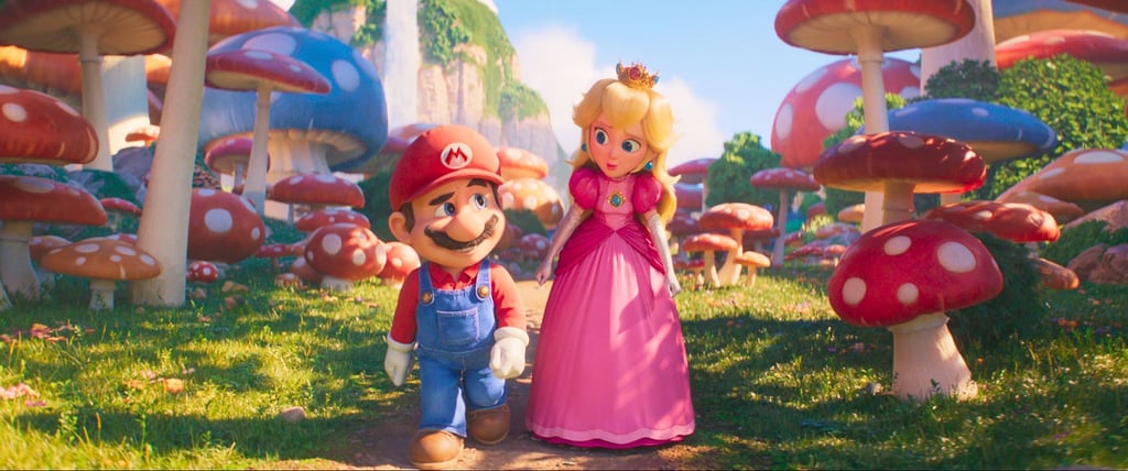 Mario und Prinzessin Peach, die eine talentierte Kämpferin ist.