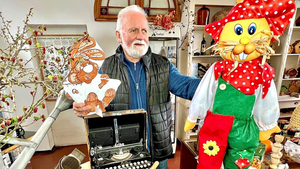Frank Larisch freut sich auf viele Besucher am Sonntag, 16. April, zum Fest „Kleine Ostern“ auf dem Naturhof Zellewitz.