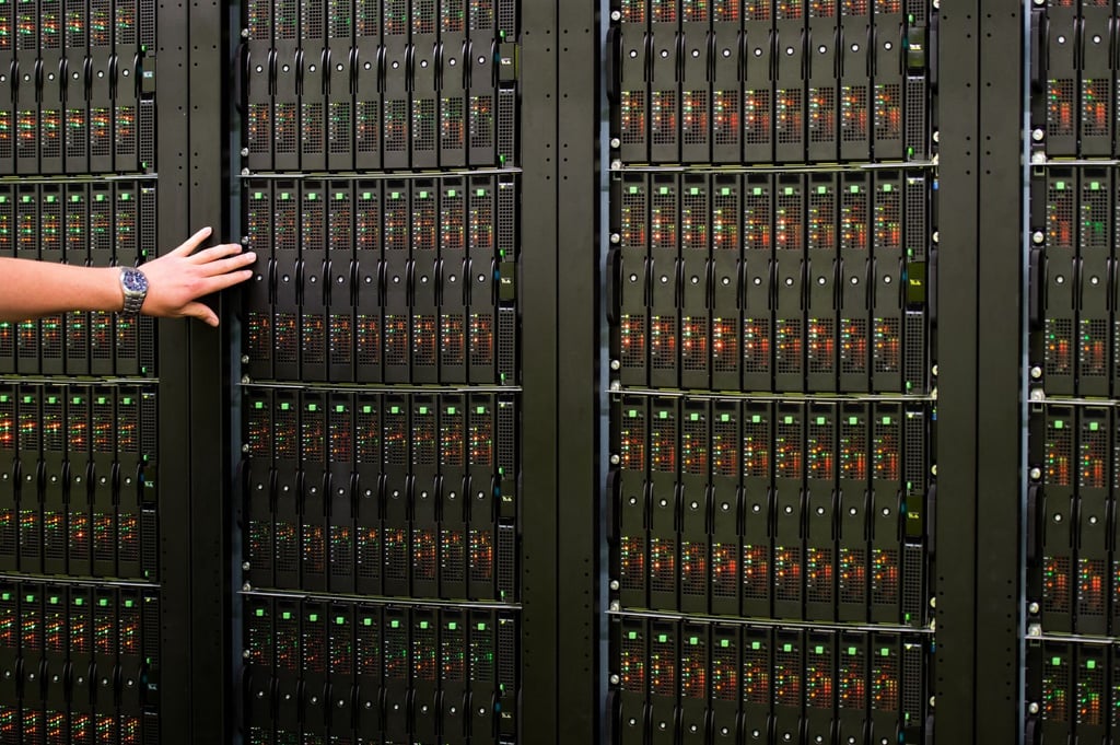 Der Petaflop-Rechner am Zentrum für Informationsdienste und Hochleistungsrechner der Technischen Universität Dresden.