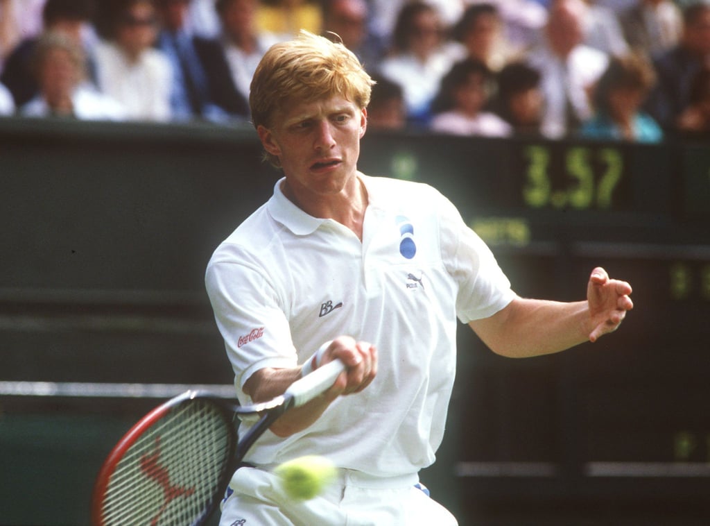 In seinem Wohnzimmer: Boris Becker in Wimbledon.