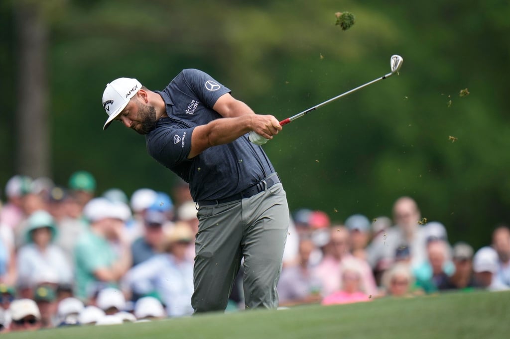Nach der ersten Masters-Runde in geteilter Führung: Jon Rahm.