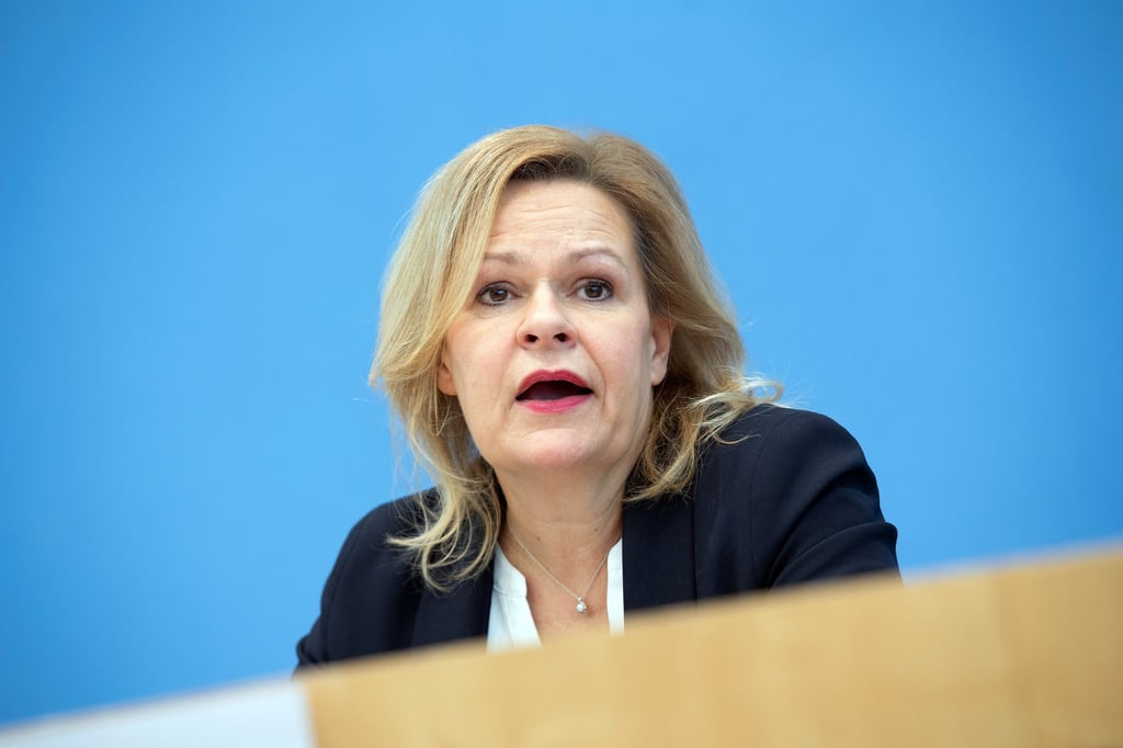Lehnt es ab, die Zahl der Flüchtlinge zu begrenzen: Bundesinnenministerin Nancy Faeser.
