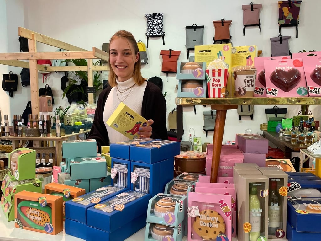 Noch bis Ende April kann im Pop-up-Store in der Großen Ulrichstraße eingekauft werden. Dann schließt der Laden.