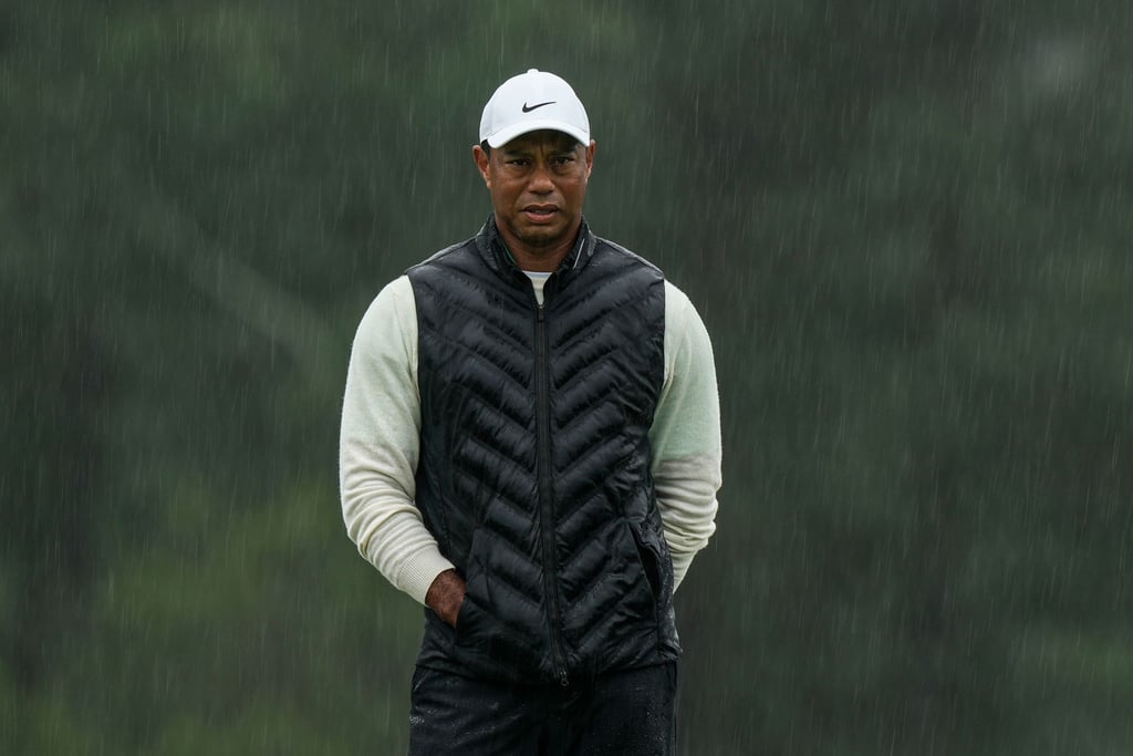 Tiger Woods aus den USA bei den US Masters in Augusta.
