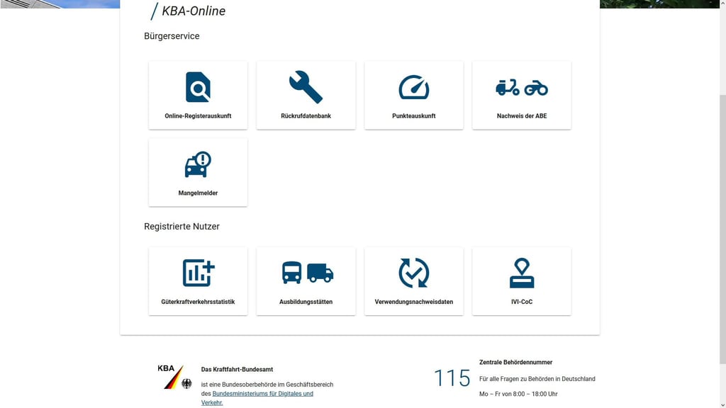 Für die öffentliche Sicherheit: Der Mangelmelder ist ein neuer digitaler Service des Kraftfahrt-Bundesamtes.