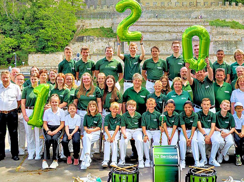 Der Spielmannszug Bernburg feierte vergangenes Jahr 120-jähriges Bestehen.