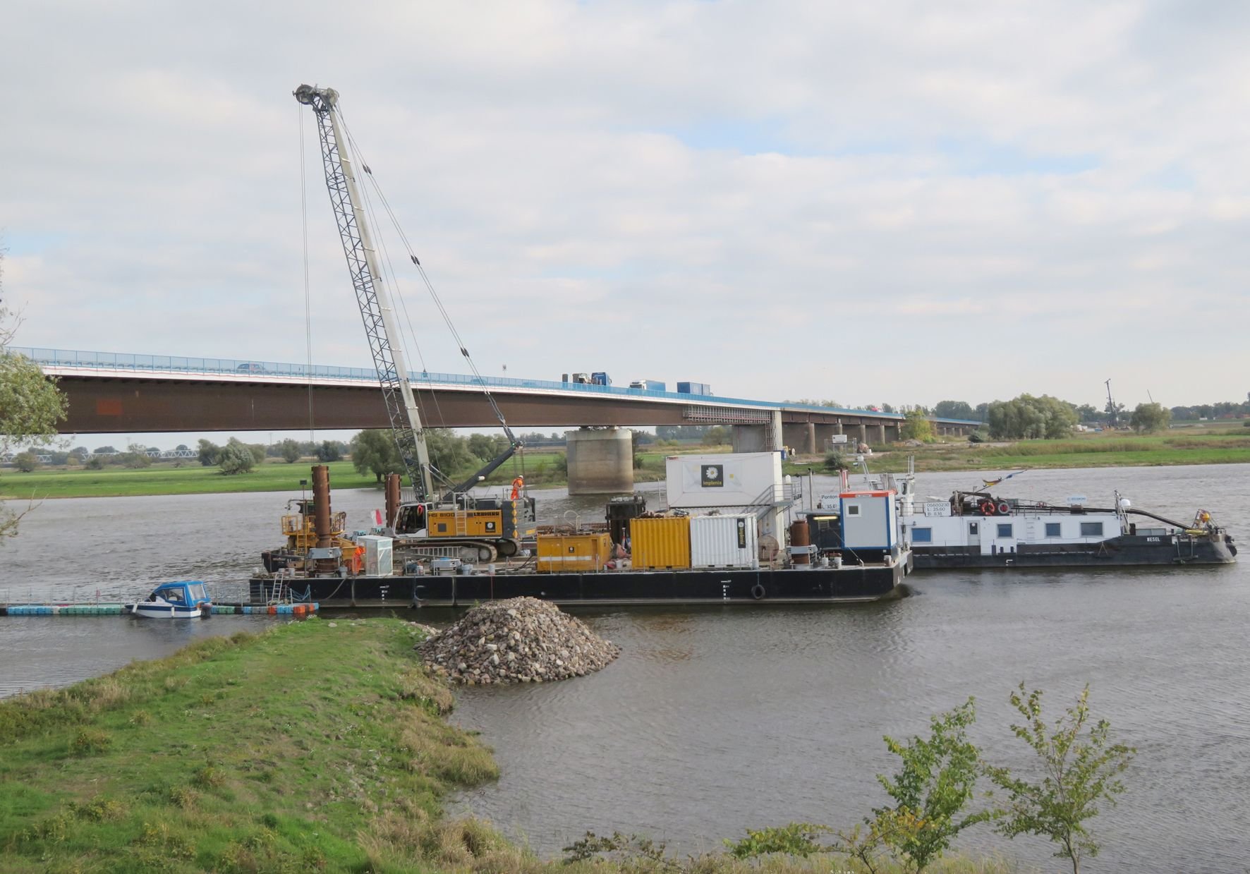 Baustelle A14: Elbebrücke Zwischen Altmark Und Wittenberge Halb Gesperrt