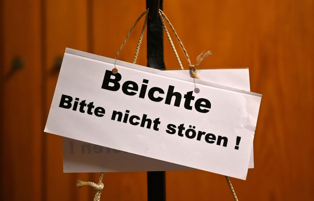 Beichte in der Sakristei im Erfurter Mariendom.