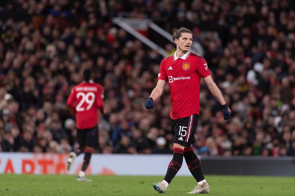 Marcel Sabitzer traf doppelt für Manchester United.