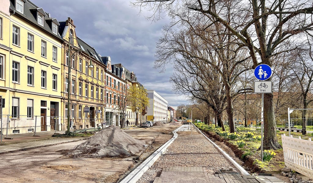 Die Baustelle in der Antoinettenstraße soll Ende Mai freigegeben werden. Ursprünglich war die Fertigstellung für April geplant.