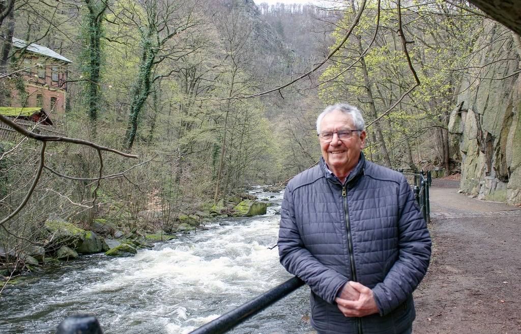 Volker Knappe ist hier seit seiner Kindheit gern unterwegs: Das Bodetal ist sein Lieblingsort.
