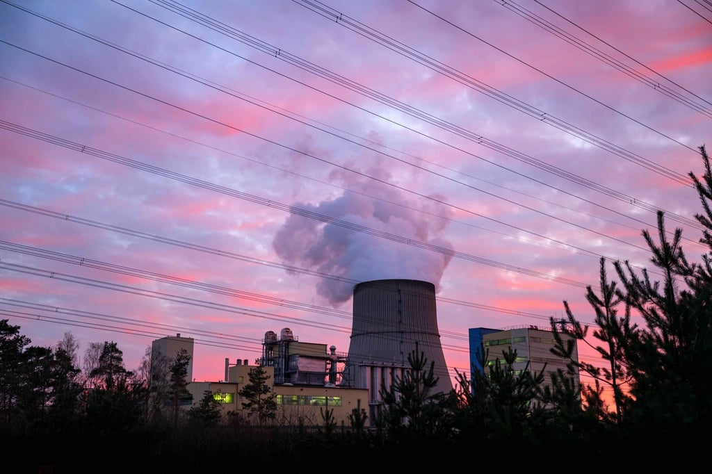 Das Kernkraftwerk Emsland in Niedersachsen.