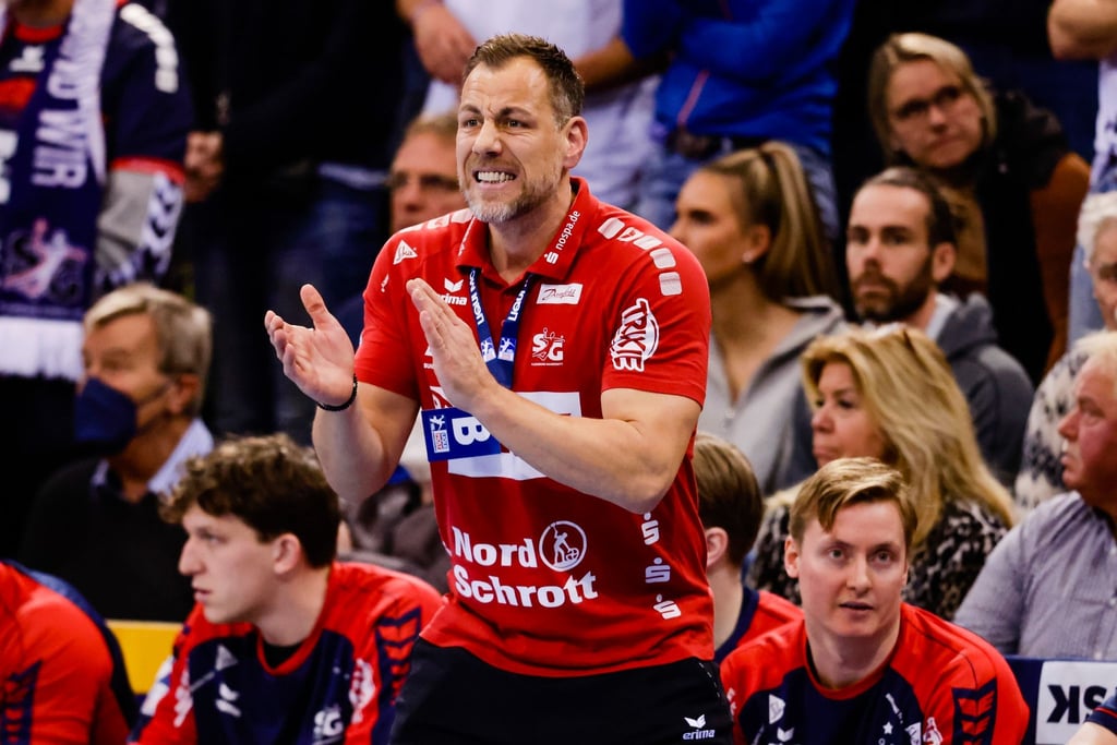 Flensburgs Trainer Maik Machulla verteidigte seine Mannschaft nach der Niederlage im Pokal.