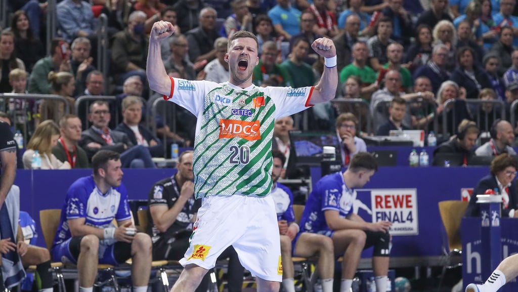 Philipp Weber meldete sich rechtzeitig zum Final 4 fit. Im Halbfinale gegen Lemgo erzielte er fünf Tore.