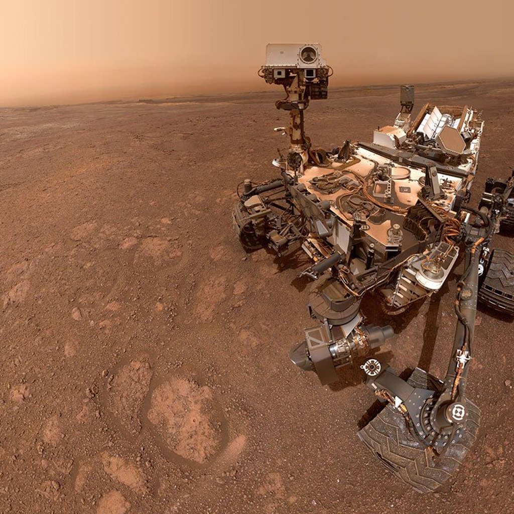 Weltall Mars Rover Curiosity Macht Seltsames Foto Knochen Gestein