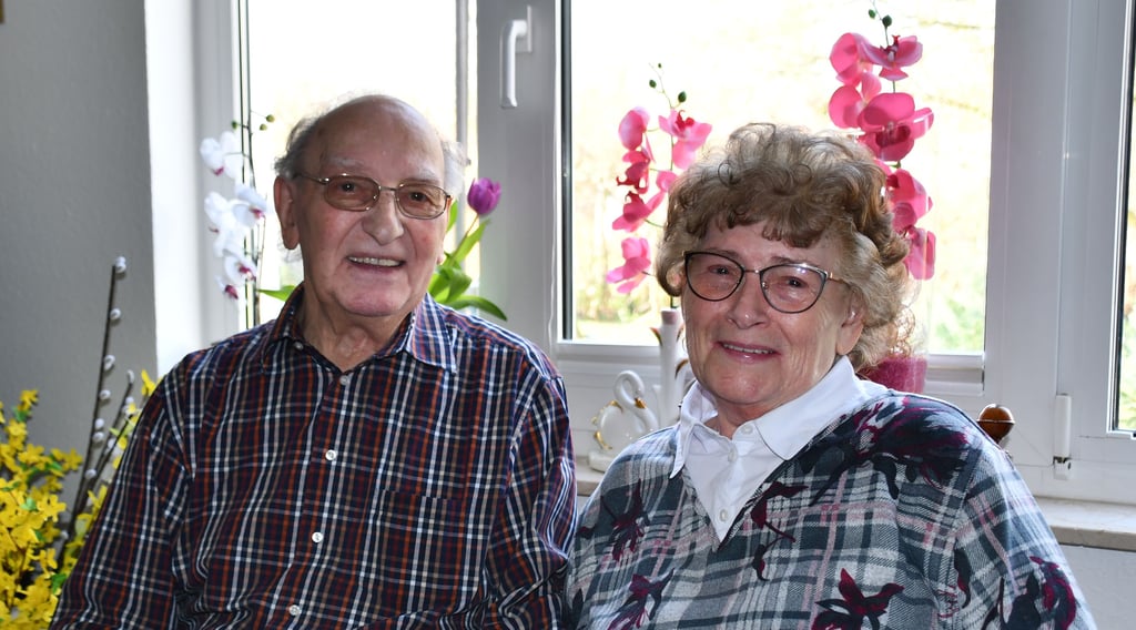 Seit 65 Jahren verheiratet - Karin und Rudolf Schlütter aus Oebisfelde halten eisern zusammen.