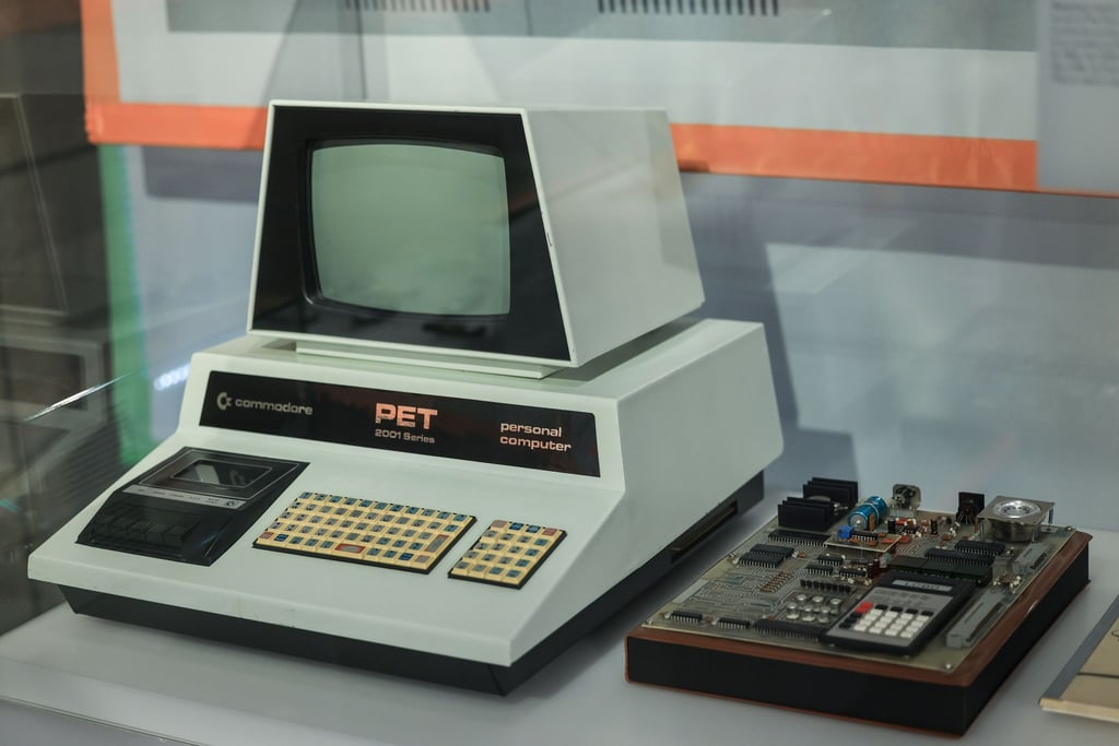 Ein Commodore Lerncomputer PET gehört zu den Ausstellungsstücken im Haus de Geschichte in Bonn.