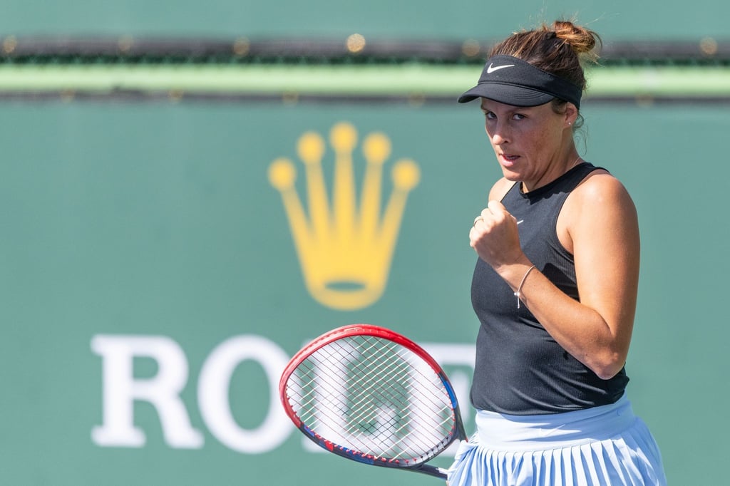 Tatjana Maria in Aktion.