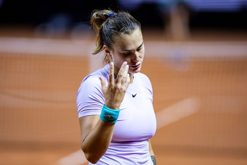 Die Belarussin Aryna Sabalenka würde den Krieg in der Ukraine gerne stoppen.