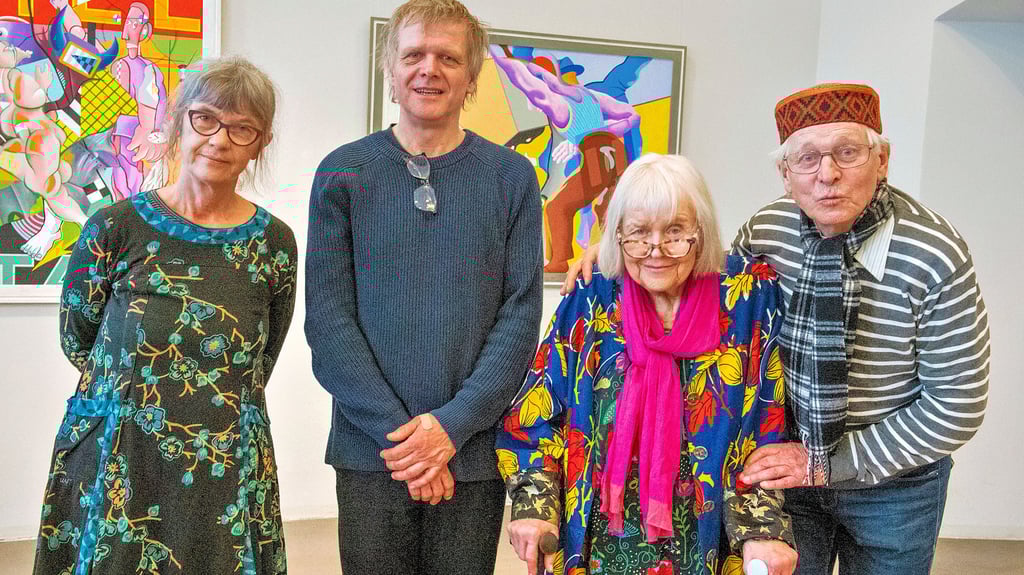 Hallesche KünstlerDynastie Götze stellt in Naumburg aus Ganz in Familie