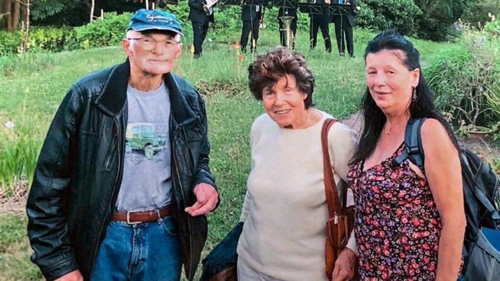Hans-Joachim Zerning aus Görzig mit seiner Frau Marianne und Tochter Brigitte Horn bei den Händelfestspielen 2022