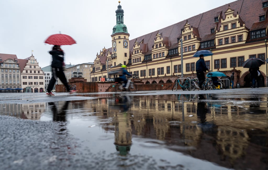 In Leipzig kann es am Mittwoch zu Regen und Gewitter kommen.