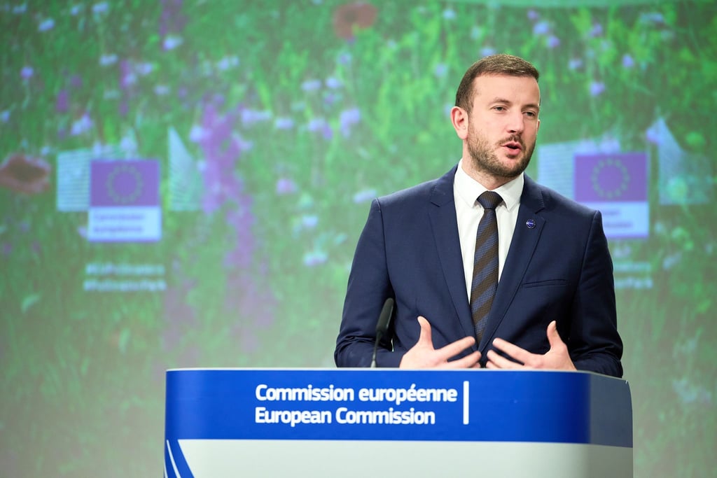Umweltkommissar Virginijus Sinkevicius: Brauchen zusätzlich Investitionen im Umfang von etwa 600 Milliarden Euro pro Jahr um die Klima- und Umweltschutzziele der EU zu erreichen.