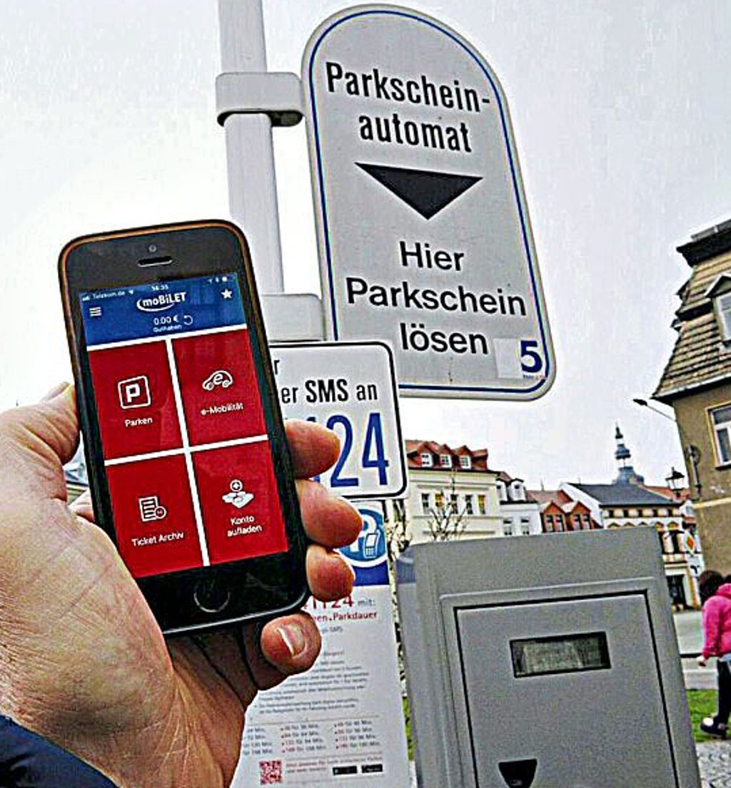Per App zum Parkschein - das geht in der Lutherstadt.