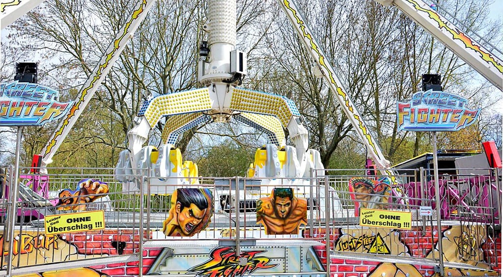 Für reichlich Nervenkitzel und Baukribbeln wird in den nächsten vier Tagen der „Street Fighter“ in der Grünen Lunge sorgen.