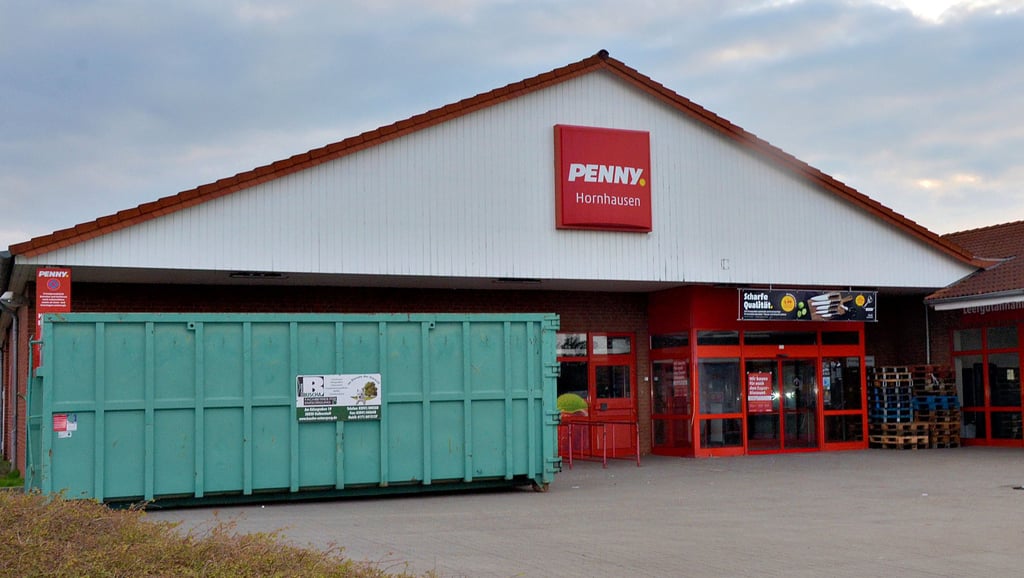 Der Penny-Markt in Hornhausen hatte am 8. April zum letzten Mal für die Kunden geöffnet. Mittlerweile ist das Gebäude fast vollständig leergeräumt.