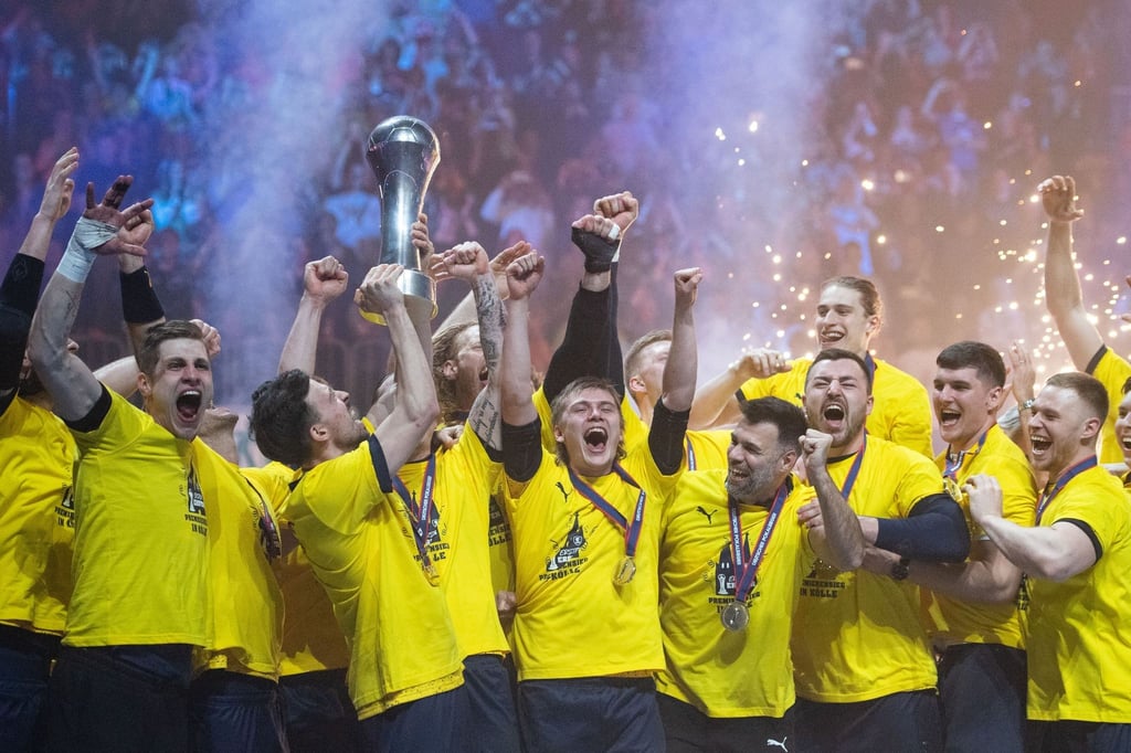 Die Rhein-Necker Löwen konnten zum zweiten Mal den deutschen Pokal gewinnen.