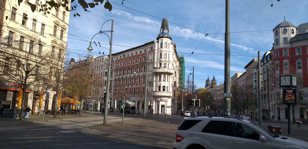 Der Hasselbachplatz in Magdeburg.