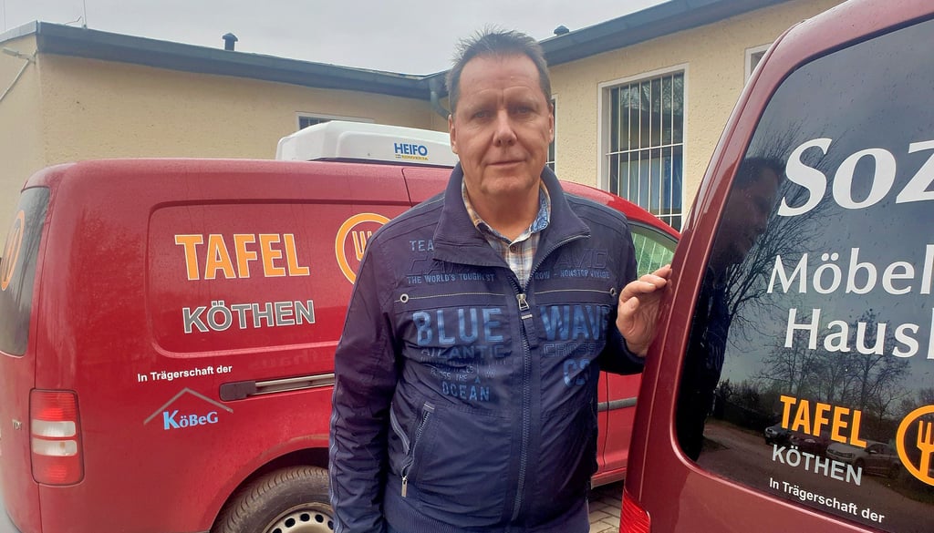 Seit sieben Jahren ist er der Chef der Tafel Köthen und liebt seinen Job: Ronald Kurek.
