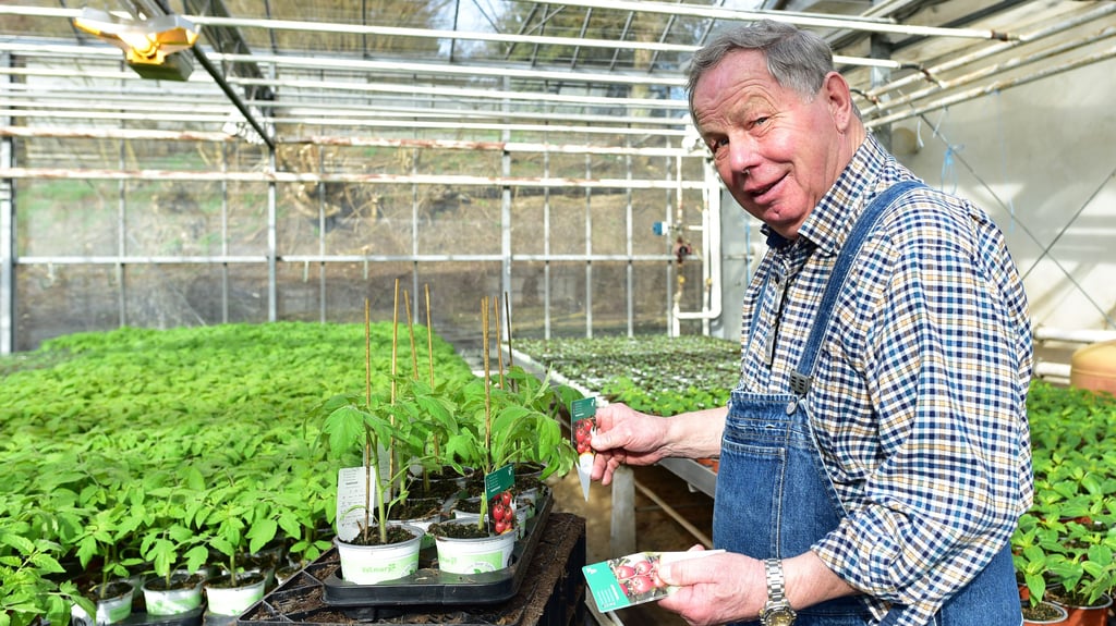 Klaus Richter ist Gartenbauingenieur und übt seinen Beruf mit Leidenschaft aus. Auch mit 74 Jahren denkt er noch nicht daran, in Rente zu gehen.