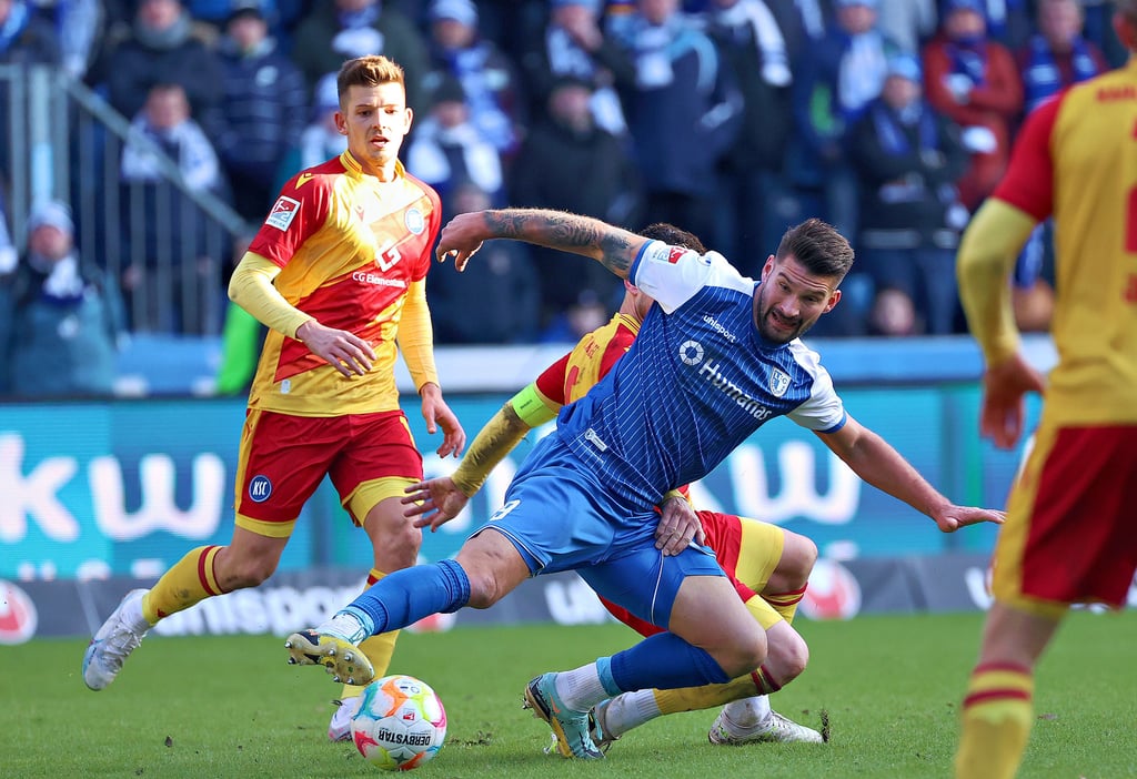 Wartet immer noch auf seinen ersten Treffer in der 2. Bundesliga: Kai Brünker (vorne). Der Publikumsliebling des 1. FC Magdeburg hat gegen Braunschweig gute Chancen auf einen Startelf-Einsatz.