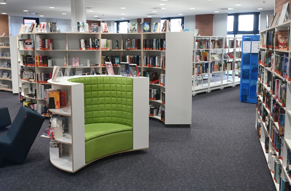 Eine öffentliche Bibliothek in Frankfurt/Main.