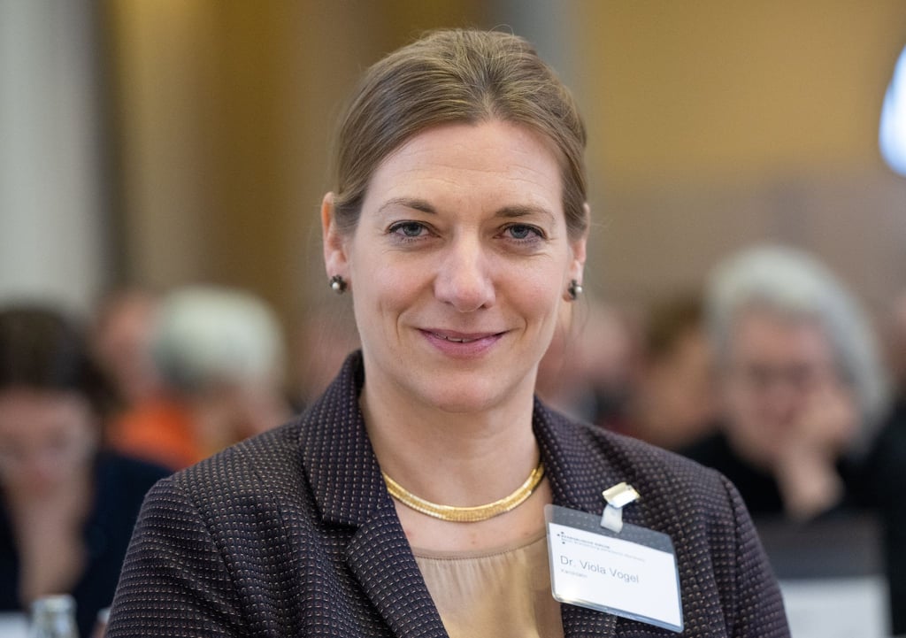 Viola Vogel, Kandidatin für das Amt der Konsistorialpräsidentin.