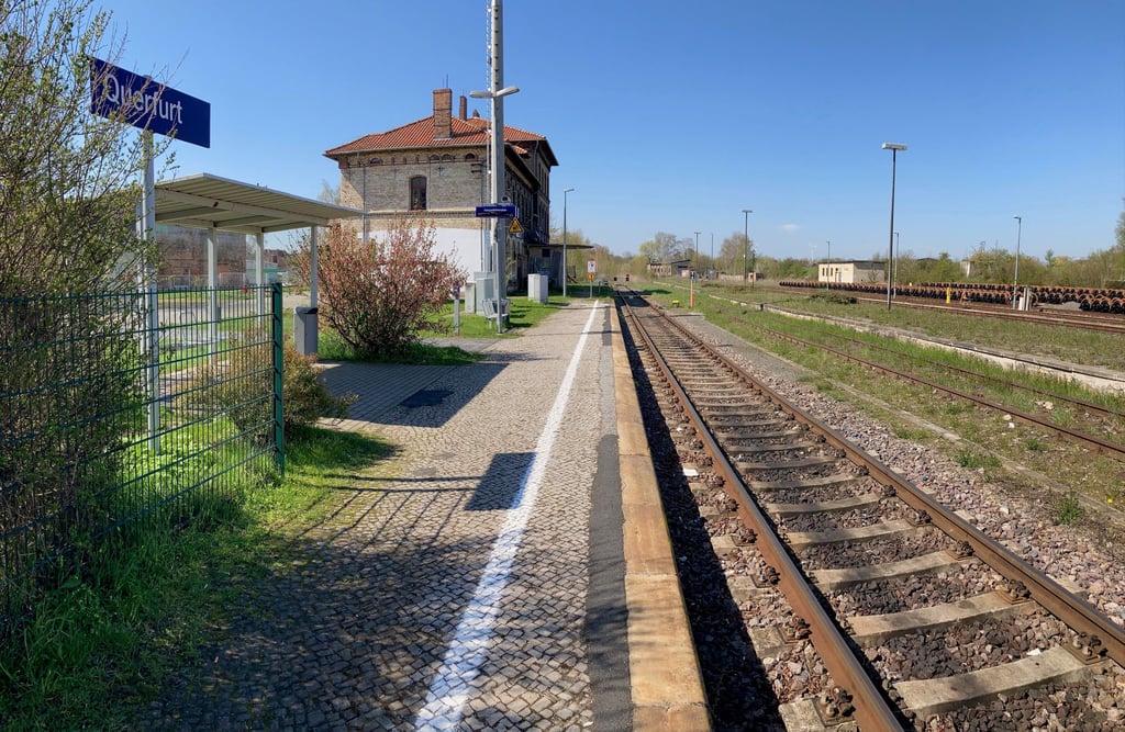 Der Bahnhof in Querfurt