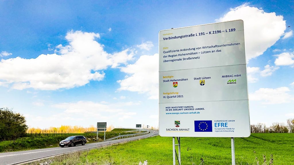 DIe Verbindungsstraße zwischen Hohenmölsen und Starsiedel wurde im August 2021 freigegeben.