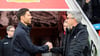 Bayer und Union duellieren sich am Wochenende: RB hofft auf einen Sieg von Xabi Alonso (l.) über Berlin-Coach Urs Fischer