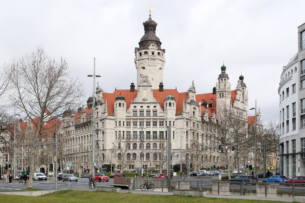 Das Neue Rathaus in Leipzig ist Sitz der Verwaltung.