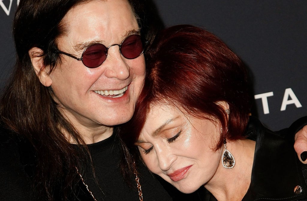 Der britische Sänger Ozzy Osbourne und seine Frau Sharon bei der 2020 in Los Angeles.